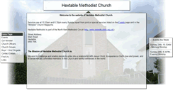 Desktop Screenshot of hextablemethodist.org.uk