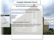Tablet Screenshot of hextablemethodist.org.uk
